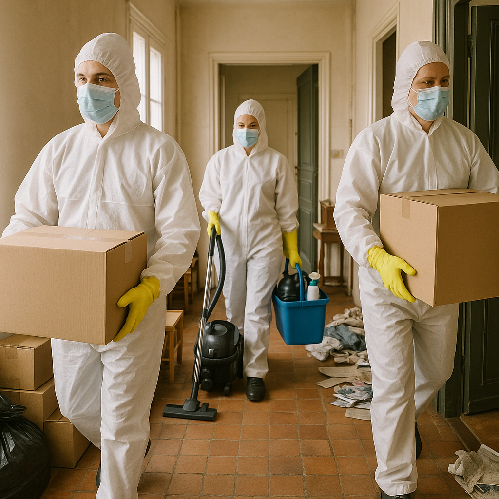 Nettoyage de logements insalubres et syndrome de Diogène
